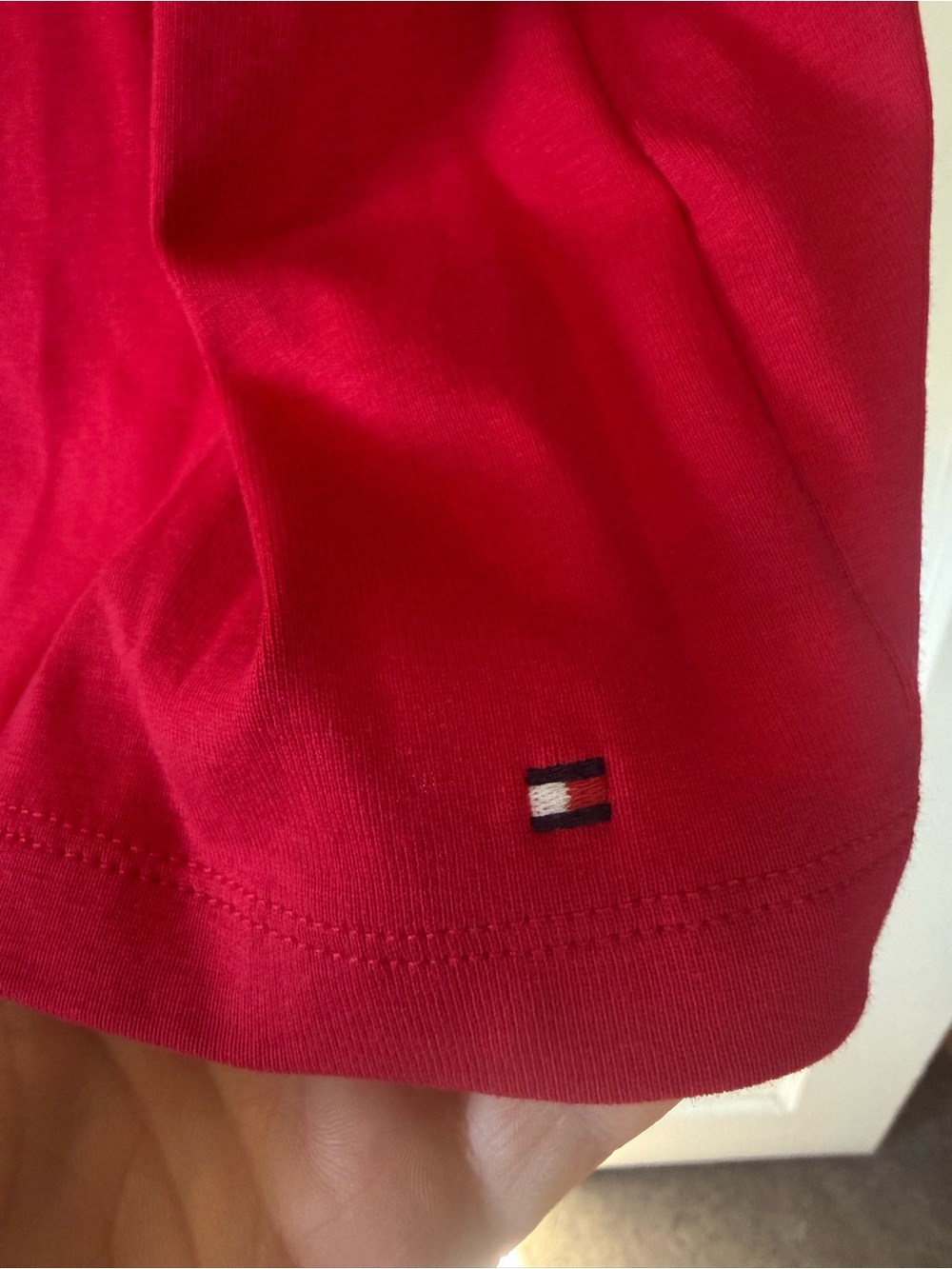 NWT Tommy Hilfiger Red Ruffle Strap Tank Top | Size Large |‎ 100% cotton - Picture 4 of 5